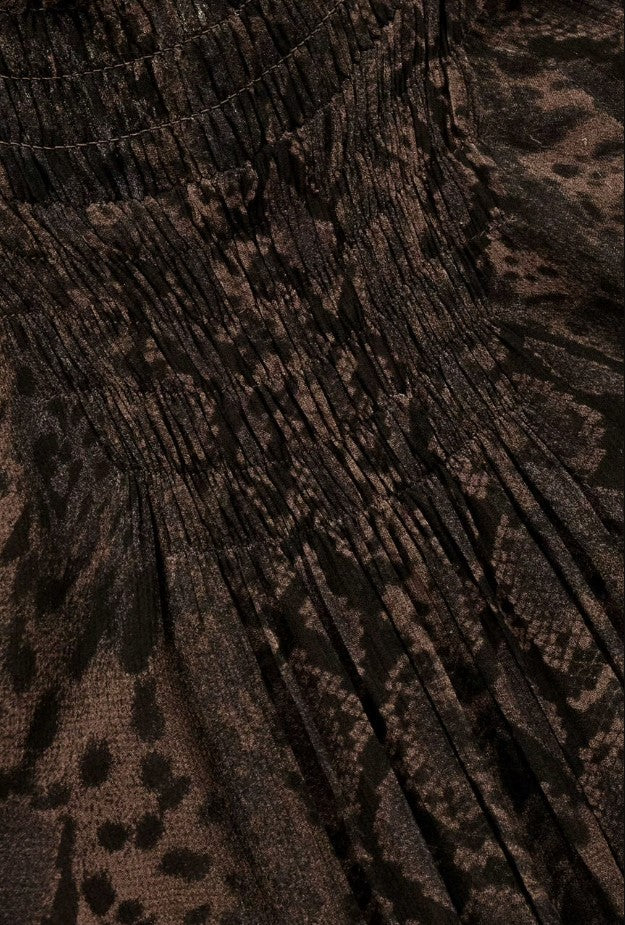 Jurken lange mouw bruin ba&sh