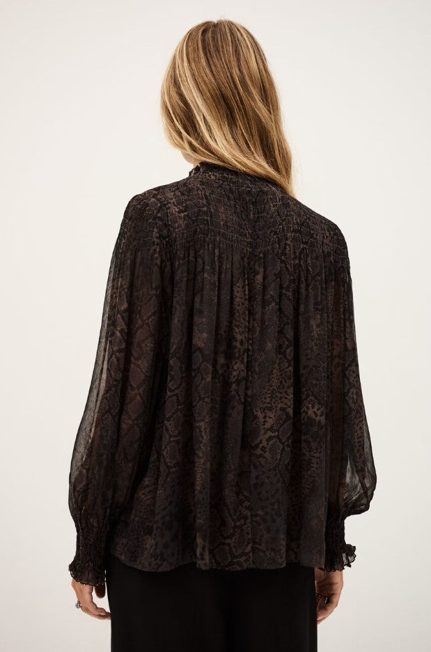 Blouses lange mouw bruin ba&sh