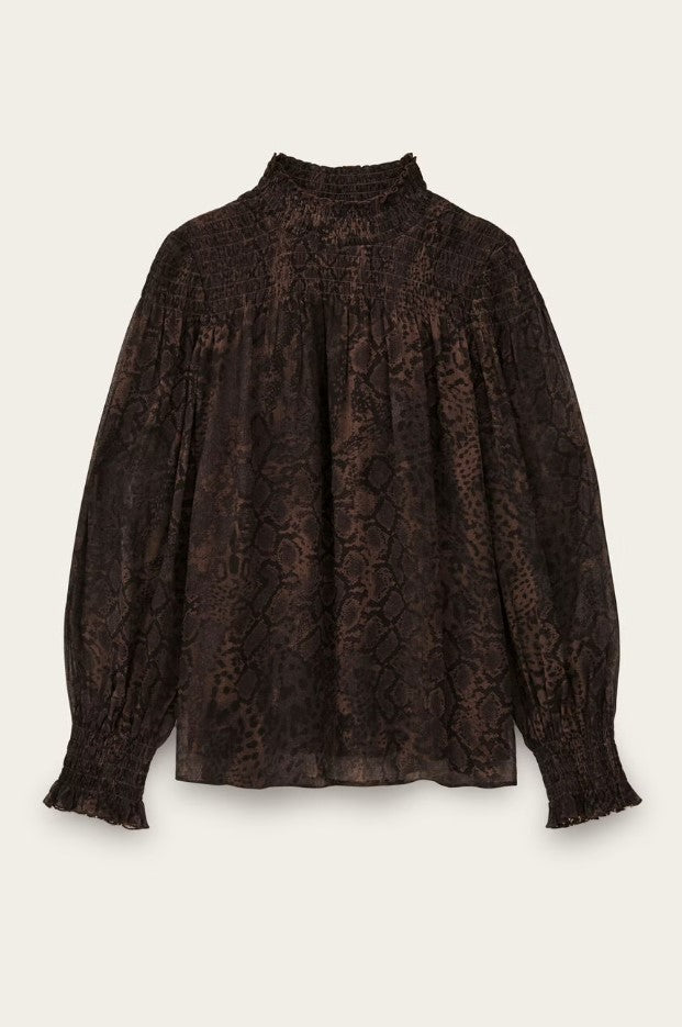 Blouses lange mouw bruin ba&sh