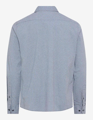 Hemden lange mouw blauw BRAX