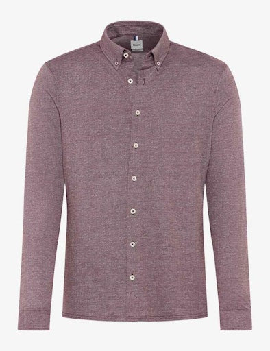 Hemden lange mouw rood BRAX