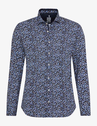 Hemden lange mouw blauw BRAX