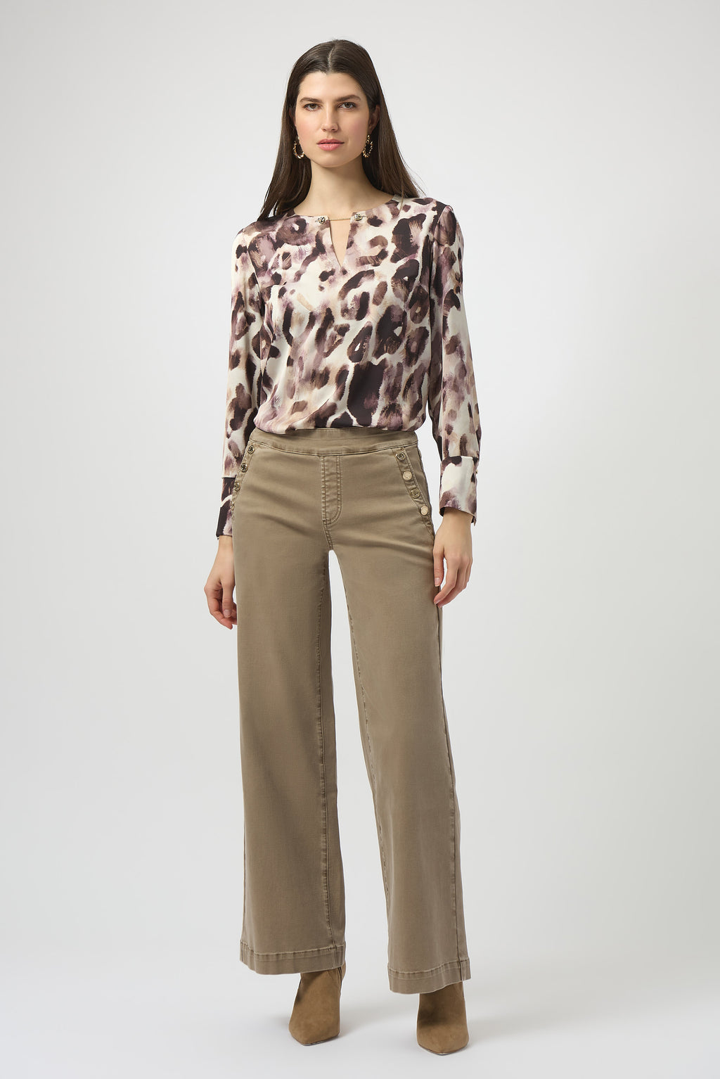 Blouses lange mouw beige Joseph Ribkoff