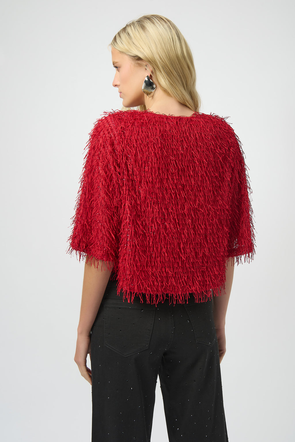 Blouses korte mouw rood Joseph Ribkoff