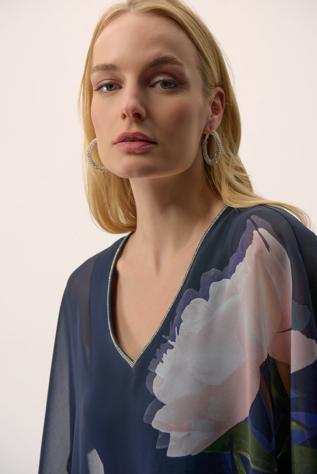 Blouses korte mouw blauw Joseph Ribkoff