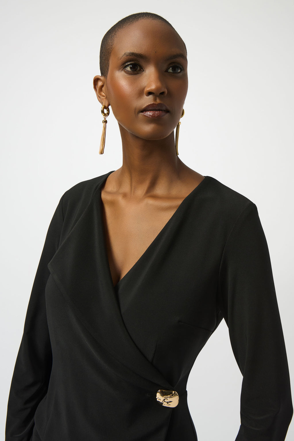 Jumpsuits lange mouw zwart Joseph Ribkoff