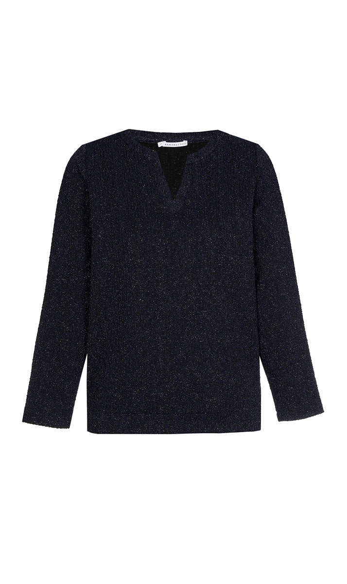 Blouses lange mouw paars Xandres Gold