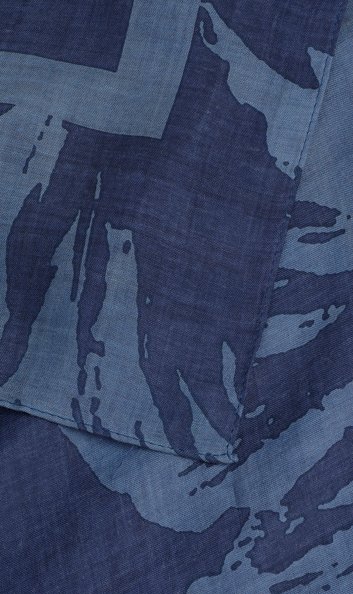 Sjaals blauw Xandres