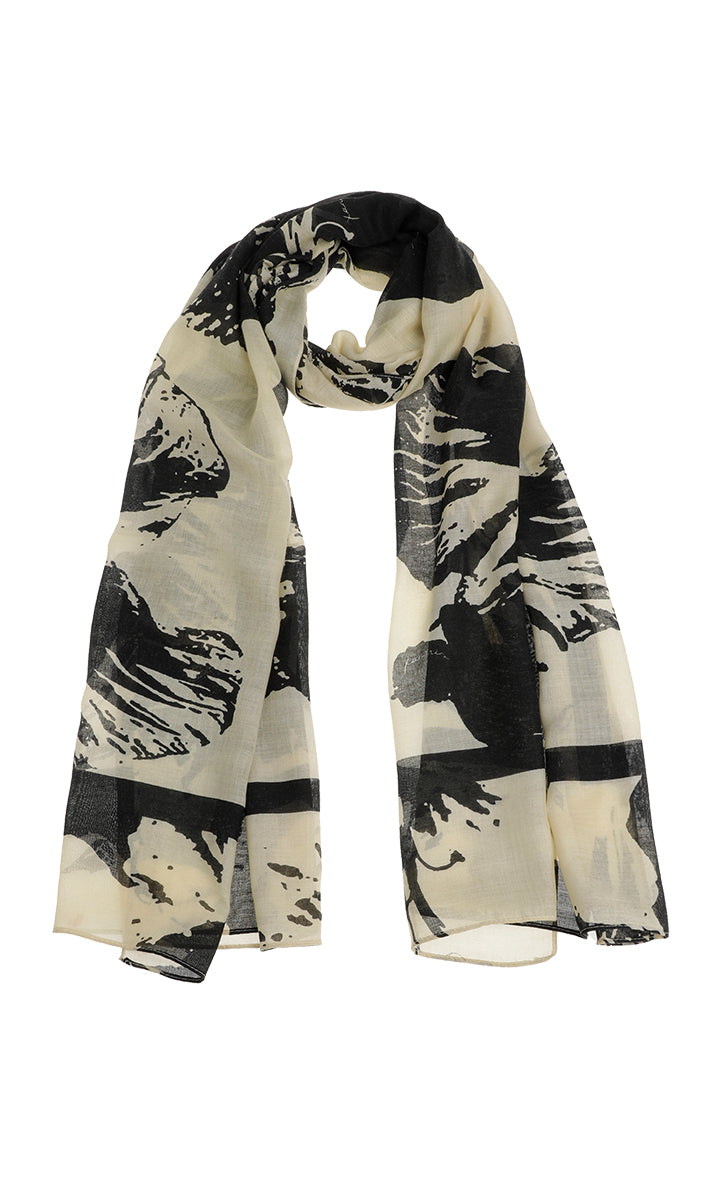 Sjaals zwart Xandres