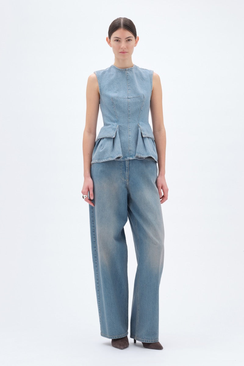 Tops blauw REMAIN