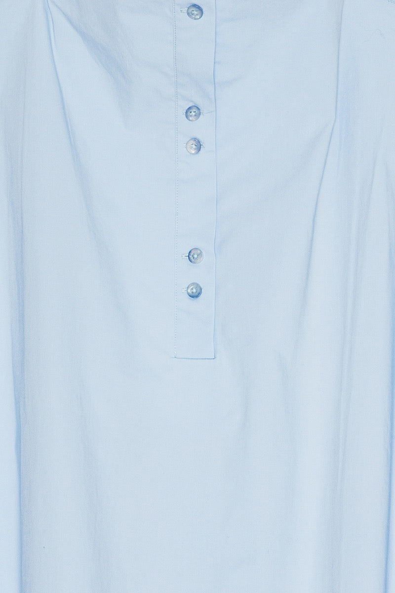 Blouses lange mouw blauw REMAIN