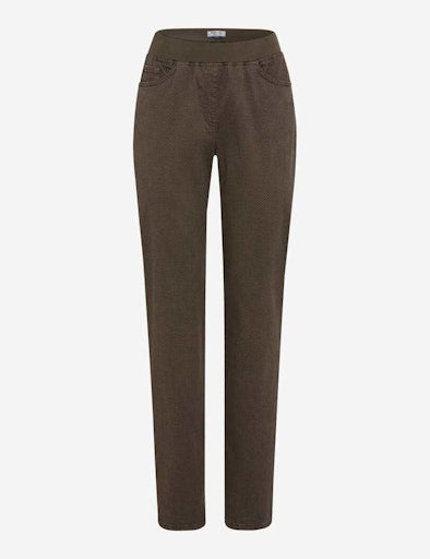 Enkelbroeken bruin RAPHAELA by BRAX