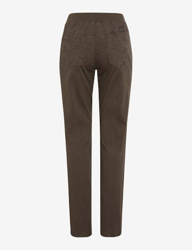 Enkelbroeken bruin RAPHAELA by BRAX