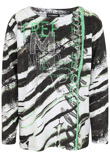 T-shirts korte mouw groen Doris Streich