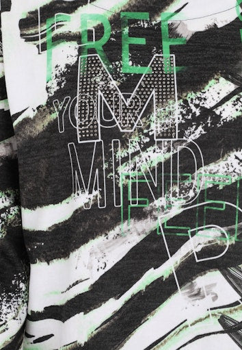 T-shirts korte mouw groen Doris Streich