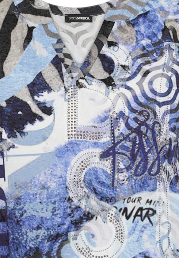 Blouses lange mouw multicolor Doris Streich