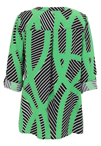 Blouses lange mouw groen Doris Streich