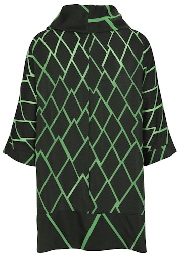 Blouses korte mouw groen Doris Streich