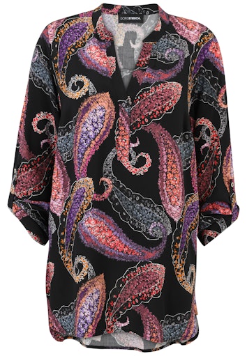 Blouses lange mouw paars Doris Streich