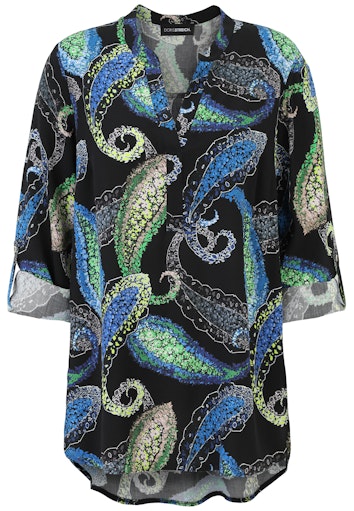 Blouses lange mouw groen Doris Streich