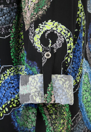 Blouses lange mouw groen Doris Streich