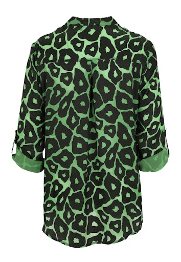 Blouses lange mouw groen Doris Streich