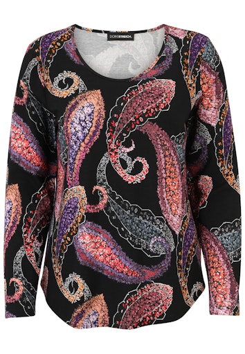 T-shirts korte mouw paars Doris Streich