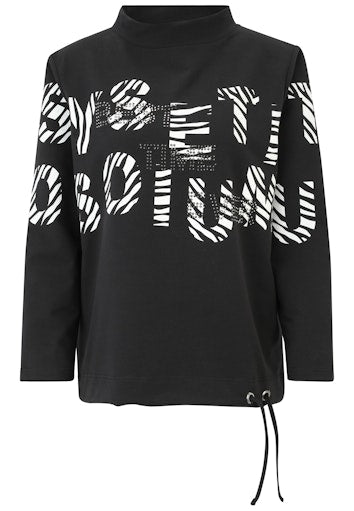T-shirts korte mouw zwart Doris Streich
