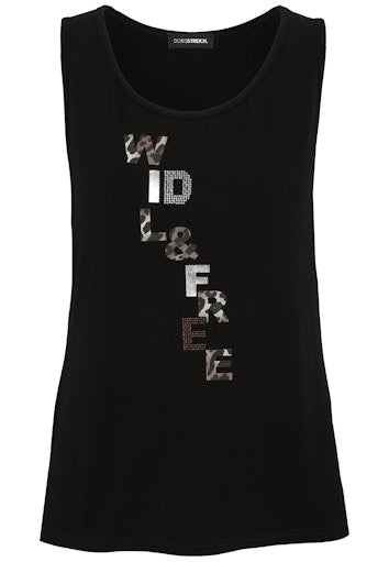 Tops zwart Doris Streich
