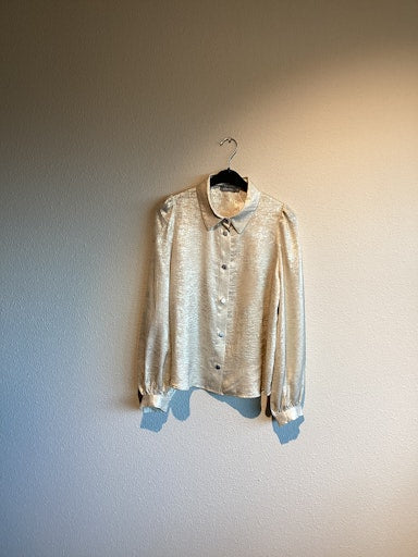 Blouses lange mouw zilver Geisha