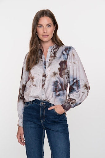 Blouses lange mouw multicolor Geisha