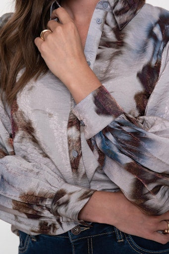 Blouses lange mouw multicolor Geisha