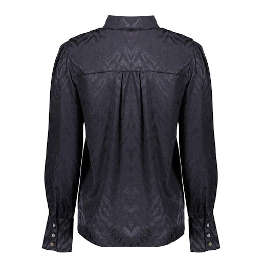 Blouses lange mouw zwart Geisha