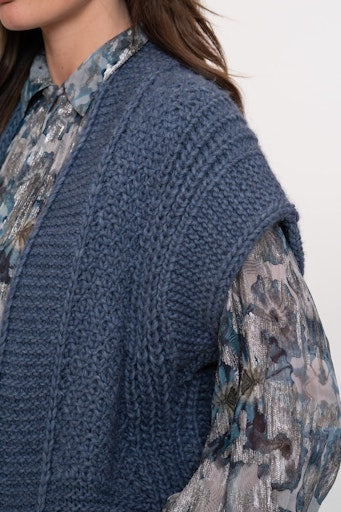 Cardigans blauw Geisha