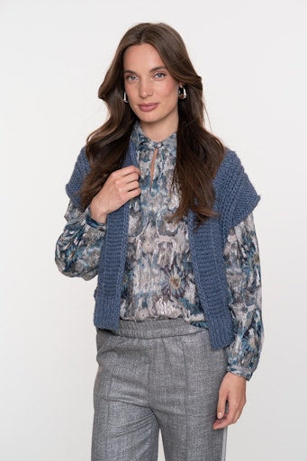 Cardigans blauw Geisha