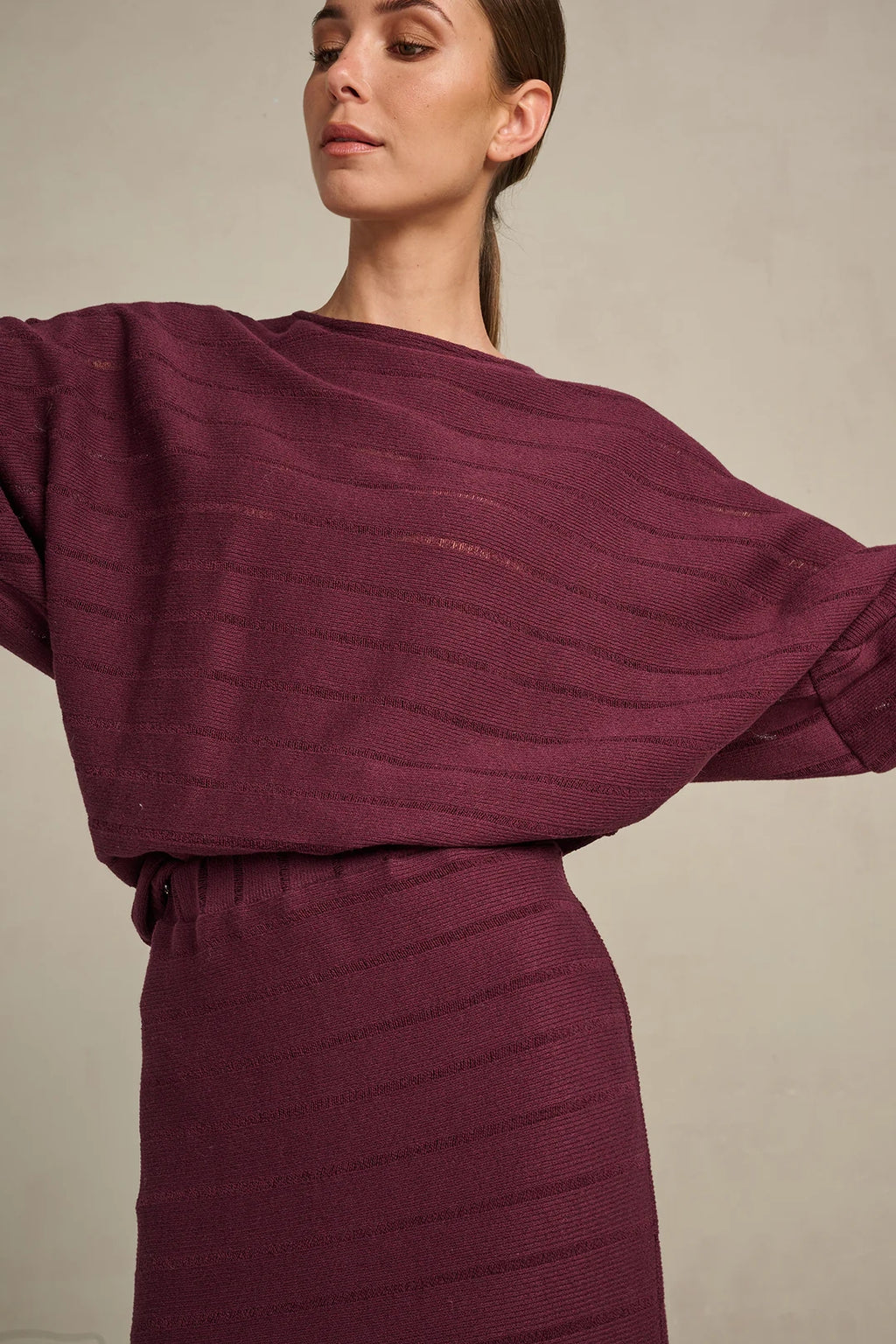 Blouses lange mouw rood March23