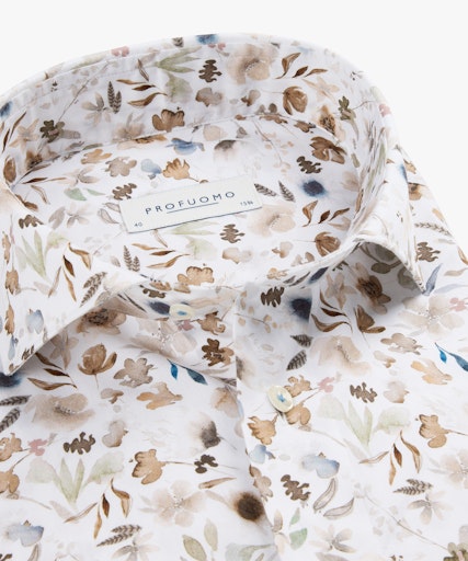 Hemden lange mouw multicolor Profuomo