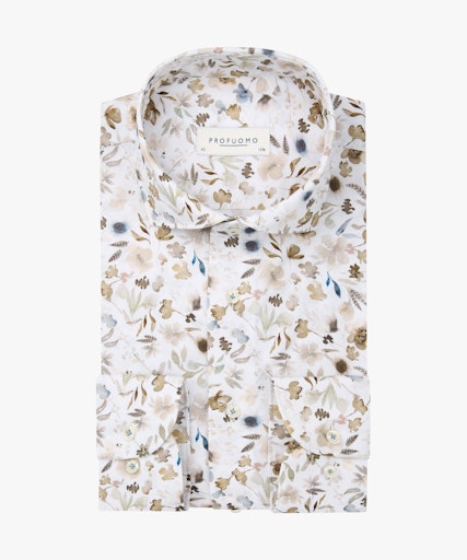 Hemden lange mouw multicolor Profuomo