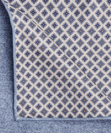 Zakdoeken blauw Profuomo