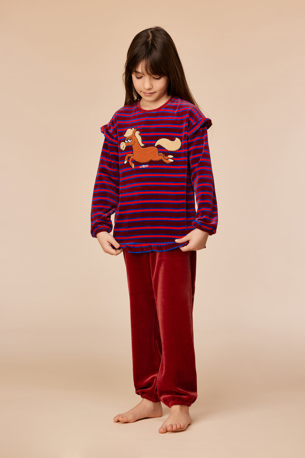Pyjama's roze Woody