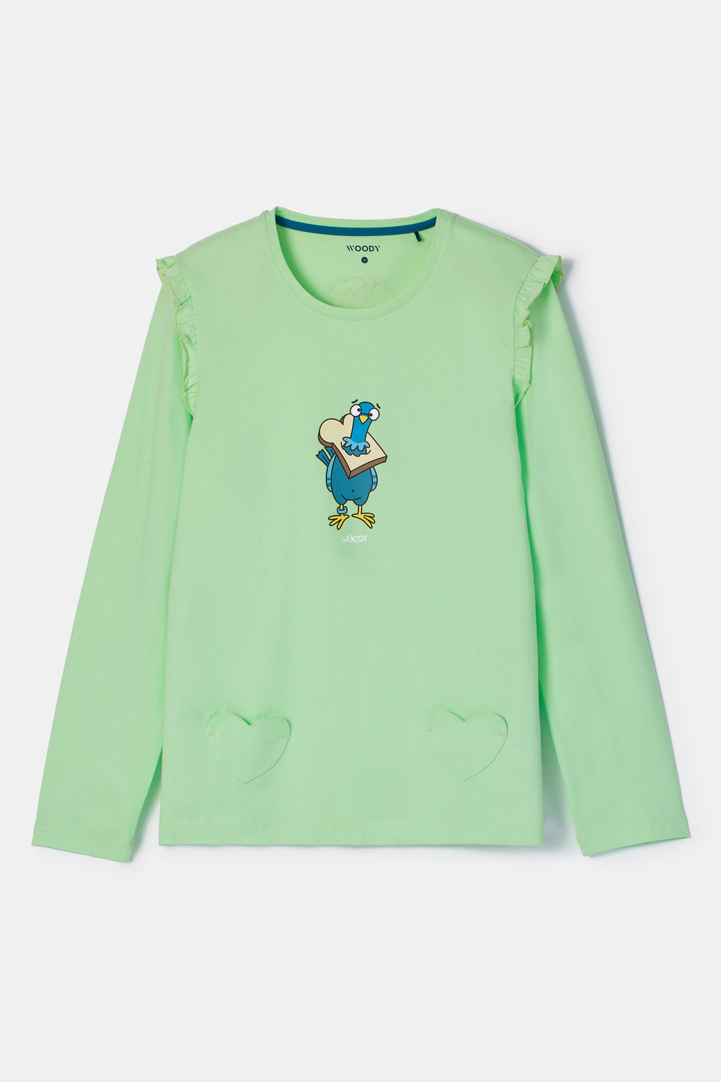 Pyjama's groen Woody