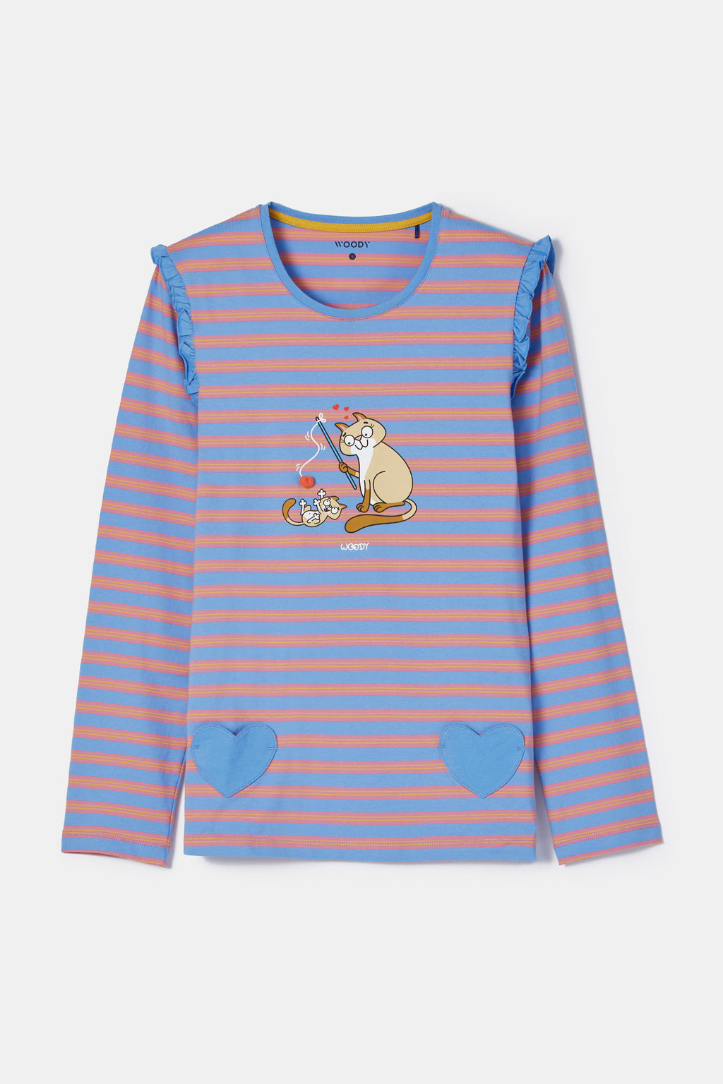 Pyjama's blauw Woody