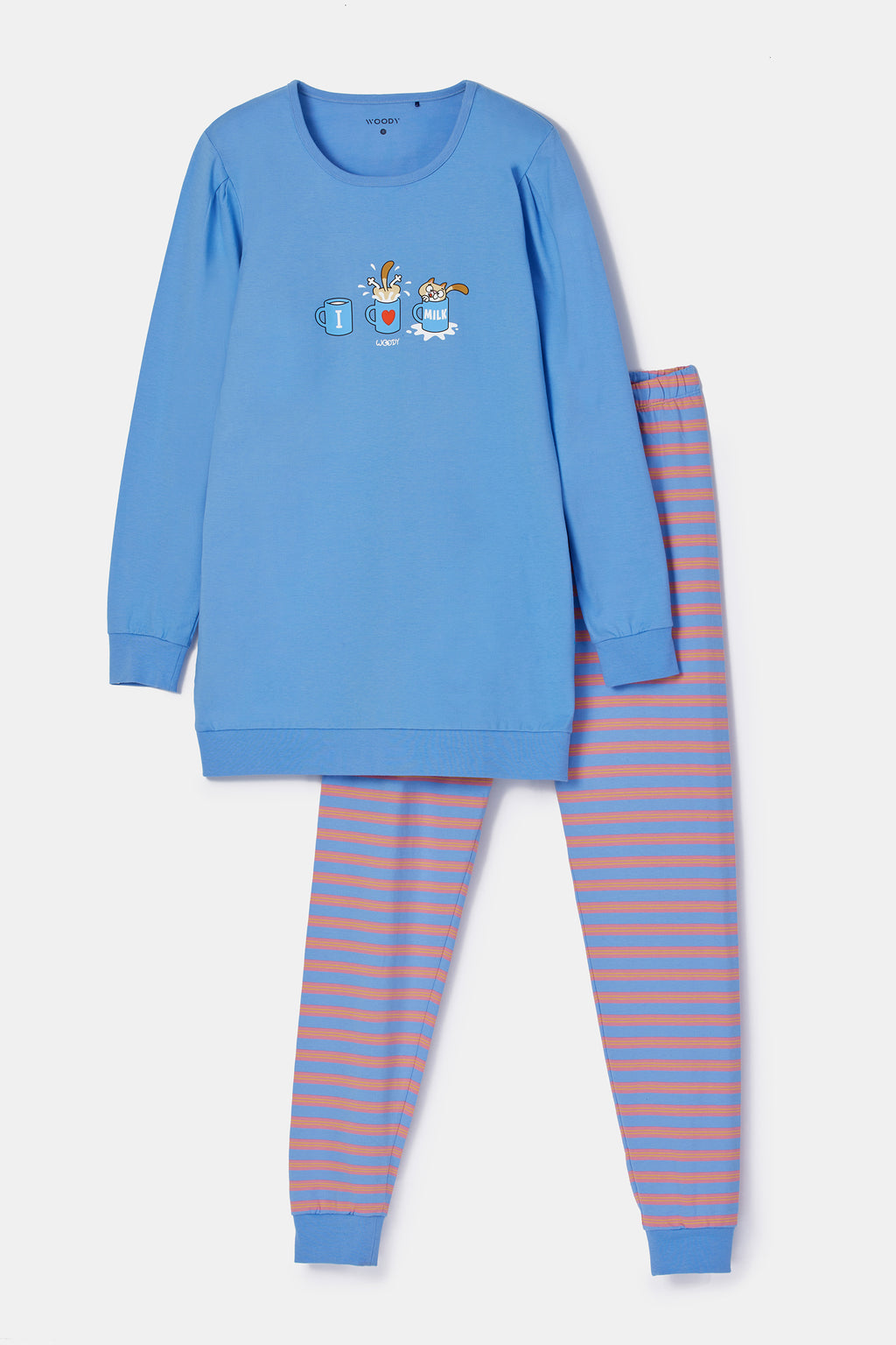 Pyjama's blauw Woody