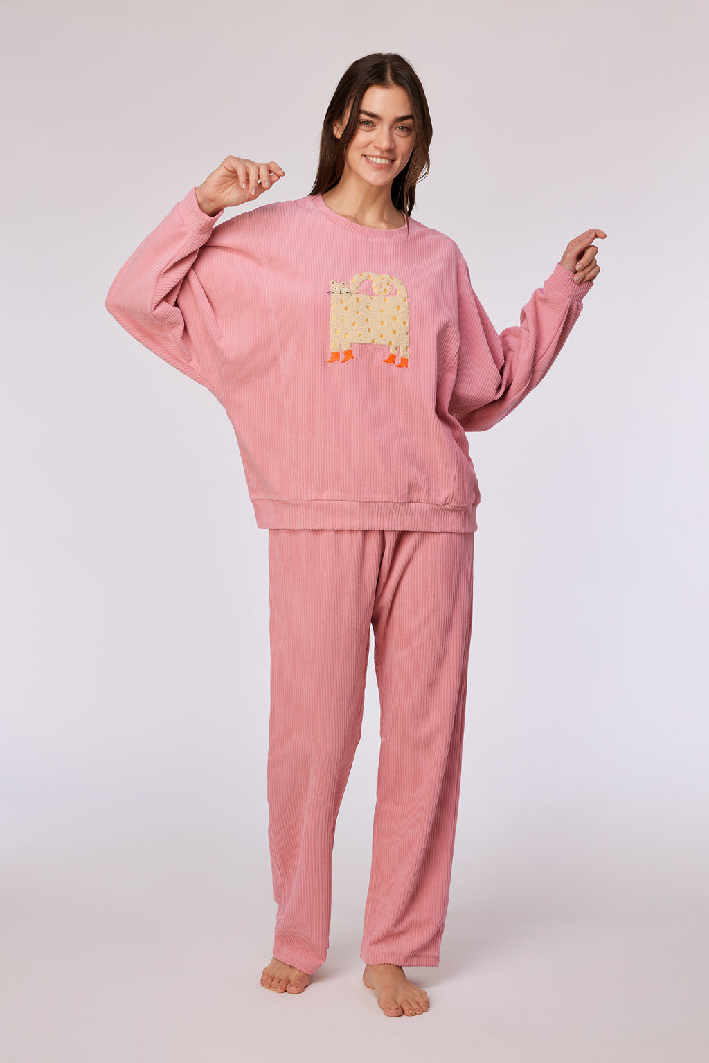 Pyjama's roze Woody