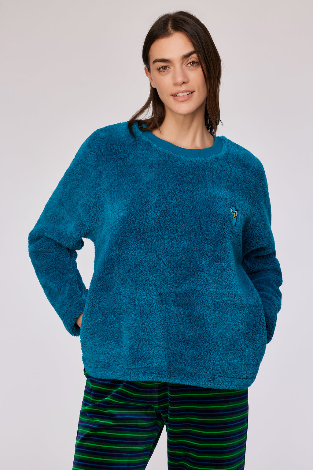 Pyjama's groen Woody