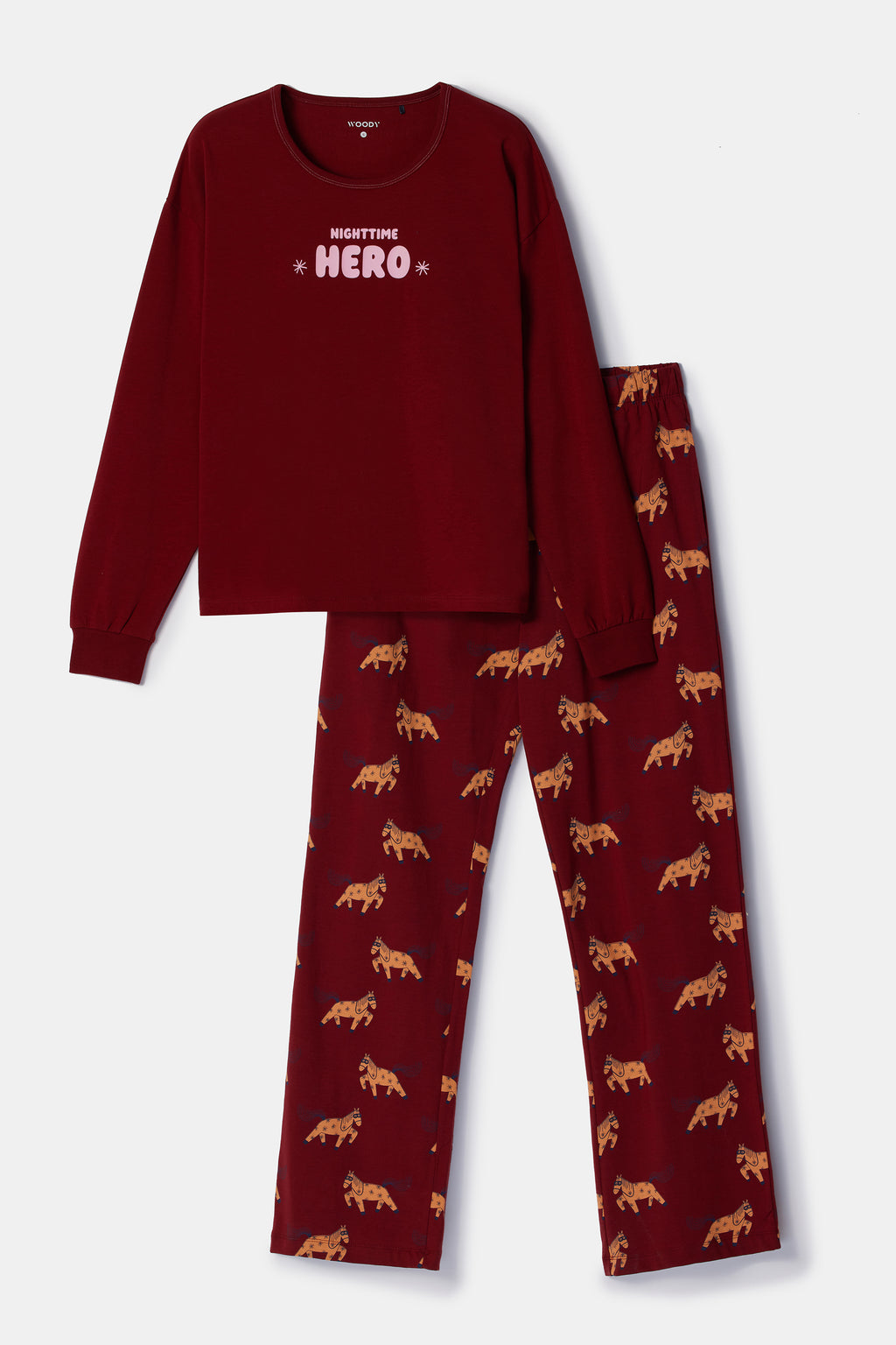 Pyjama's rood Woody