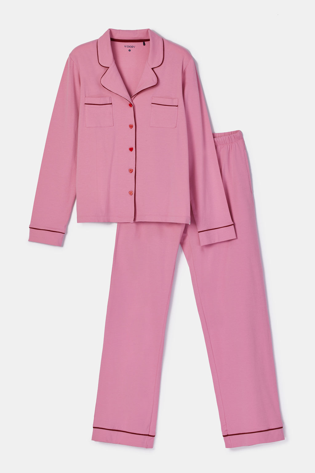 Pyjama's roze Woody