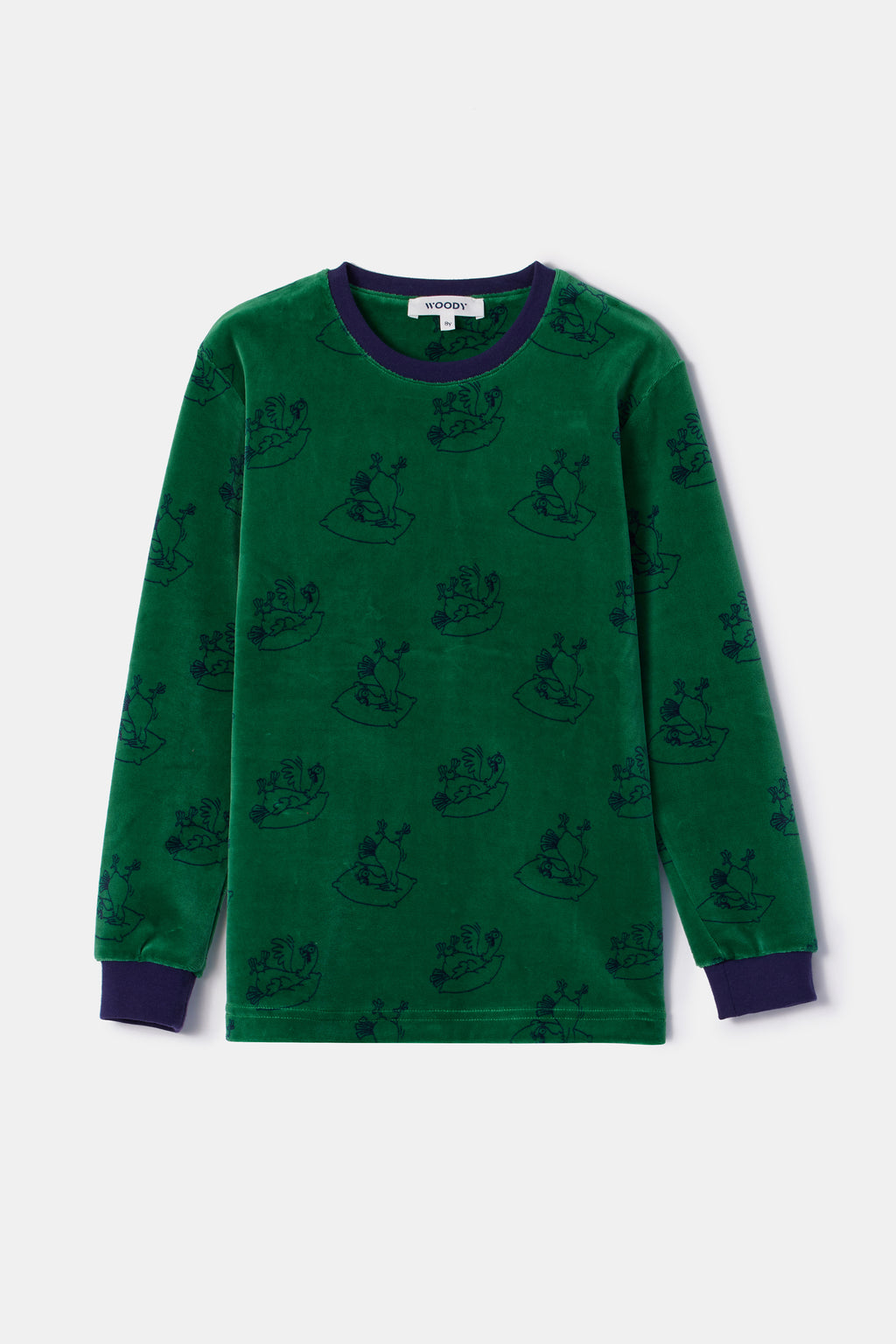 Pyjama's groen Woody