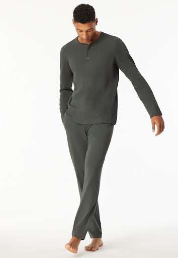 Pyjama's groen SCHIESSER