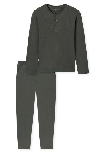 Pyjama's groen SCHIESSER